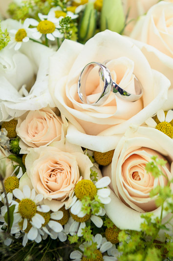 snubní prsteny, svatební kytice Vlašim